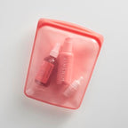 Premium Reusable Half Gallon Silicone Food Storage Bag (Red / 1/2 Gallon)
