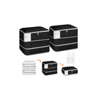 2 Pack Compression Storage Bags (110L-2 Pack / Black)