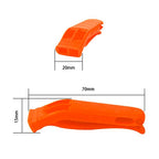 10 Pcs Emergency Safety Whistle with Lanyard for Boating (Red and Orange)