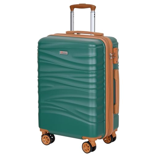 Expandable 21" Carry On Luggage (Emerald Green1)