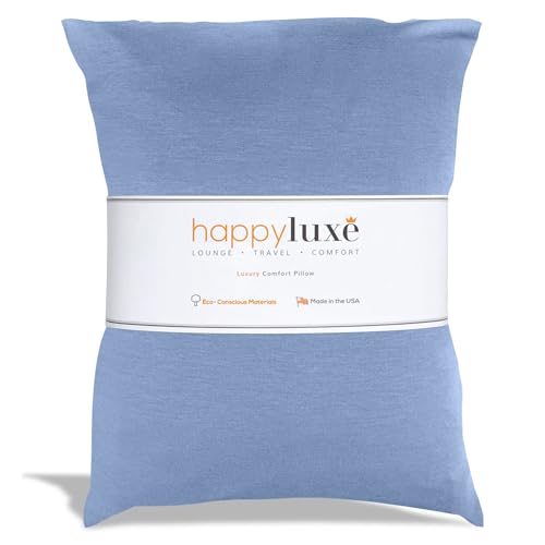 Travel Pillow for Airplanes (Serenity Blue)