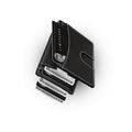 Money Clip Slim Minimalist Wallet for Men (Onyx Black)