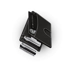 Money Clip Slim Minimalist Wallet for Men (Onyx Black)