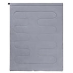 40 Degree Sleeping Bag for Adults (40F-84" x 40" Left Zip / Black Gray)