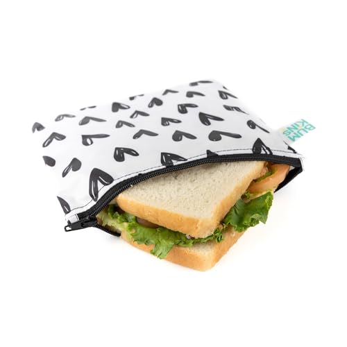 Reusable Sandwich and Snack Bags (A2 XOXO & Hearts-Lg)
