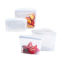 Premium Reusable Silicone Food Storage Bags (Clear)
