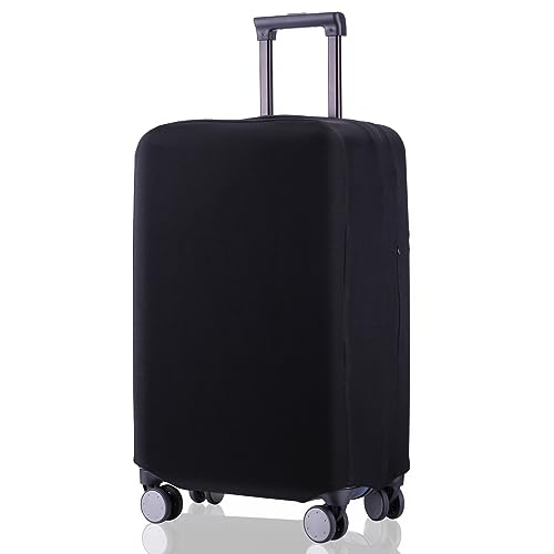 Travel Luggage Cover Suitcase Protector Scratch (Black / 19-21 inch)