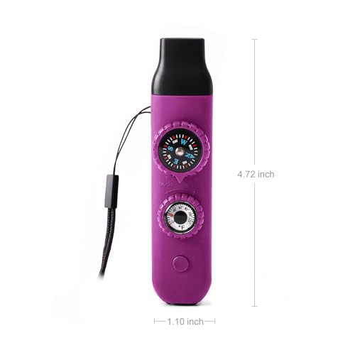 Emergency Survival Safety Whistle (Plum)