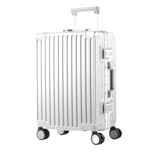 UrbanExporer 26 Inch Hardside Zipperless Luggage with Spinner Wheels (Sliver / 26-Inch)
