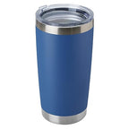 20oz Stainless Steel Tumbler Bulk with Lid (1 Count (Pack of 1) / Dark Blue)