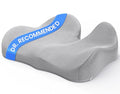 Memory Foam Seat Cushion (Grey / 15.75×18.50×1.97 / 4.13 inch)