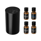 AN8 Waterless Essential Oil Diffuser Starter Kit (Ablack)
