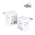 2 Pack US to Italy Travel Plug Adapter