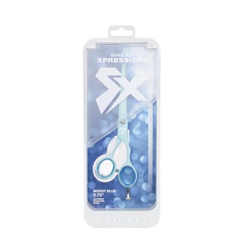 Shear Xpressions 5.75" Professional Hair Cutting Scissors (Moody Blue)
