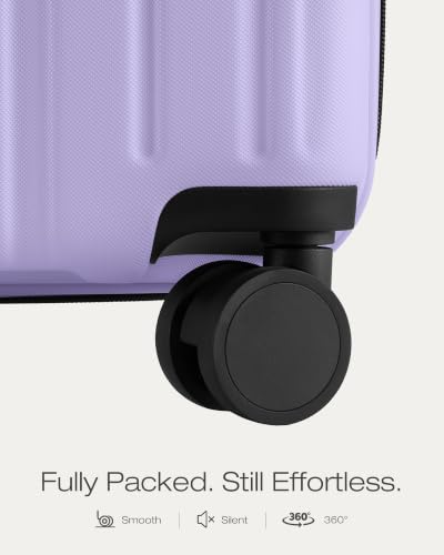 Luggage Lightweight and Durable Hardshell (Light Purple2.0 / M(24in))