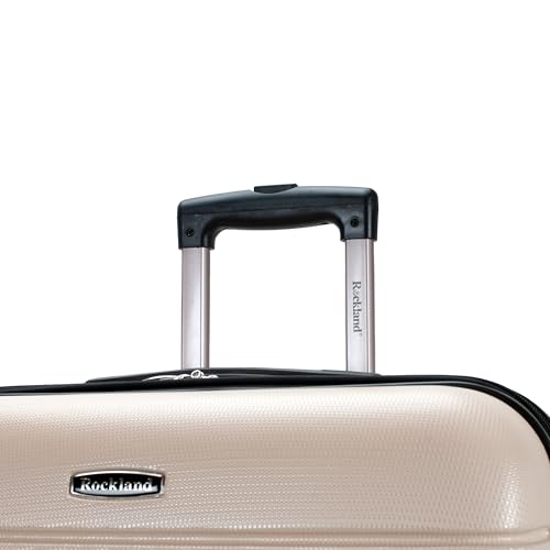 Melbourne Hardside Expandable Spinner Wheel Luggage (Champagne / Checked Large 28")
