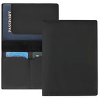 Leather Passport Holder (Black)