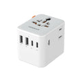 Universal Travel Adapter (White orange)