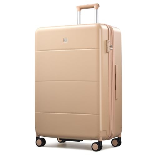 Expandable Large Checked Luggage (Cuba Sand / 28 Inch EXT)