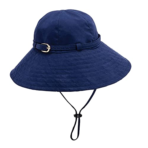 Rain and Sun Hat for Women (One Size / Navy)