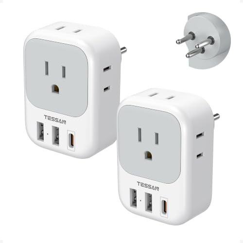 Israel Adapter Plug (White grey-Type H)