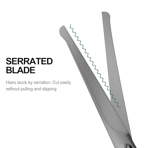 4.7" Stainless Steel Nose Hair Scissors (Matte Silver)
