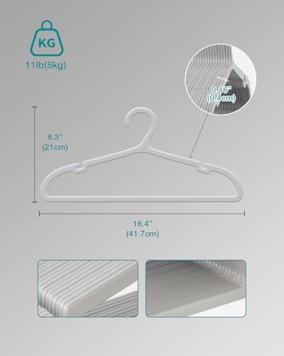 30 Pack Clothes Hangers (Gray)