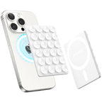 Magnetic Suction Mirror Window Phone Holder (Frost White)