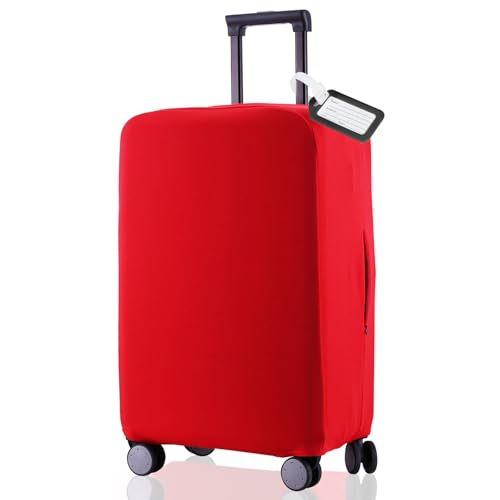 Travel Luggage Cover (Red / 32-33 inch)