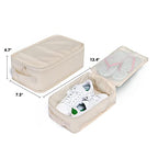 Travel Shoe Bags (Cream / 4 Packs)