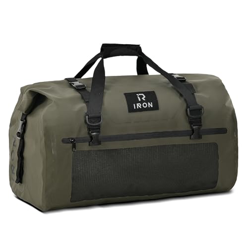 Waterproof Motorcycle Duffel Bag Tail Bag 30L Dry Bags Luggage (30L / Olive)