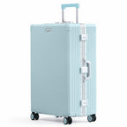 Zipperless Check in Suitcase (Powder Blue)