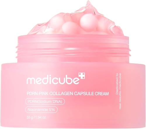 Capsule Cream with Salmon DNA PDRN Pink Collagen (1.94 Ounce (Pack of 1) / Pink)
