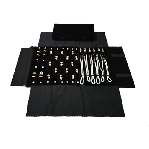 Travel Jewelry Case (Black (2+6+6))