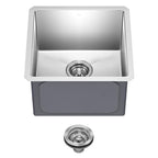 Stainless Steel 17 in 16 Gauge Undermount Kitchen Sink KHU101 (17 Inch)