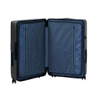 Patented Connecting Hard Shell 3 Piece Luggage Set (Black / 3-Piece Set)