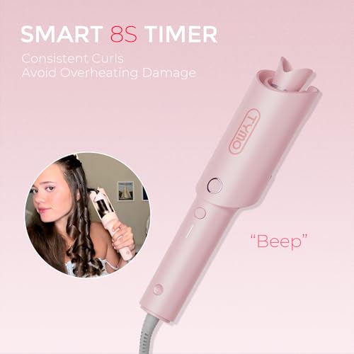 Automatic Rotating Curling Iron (1 inch / Pink)