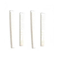 4Pcs White Professional Hair Cutting Combs Set