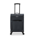 Anzio Softside Expandable Luggage with Spinner Wheels (Dark Grey / 22-Inch Carry-on)