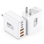 USB C Charging Blocks (2packs 65W / White)