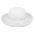 Wallaroo Women’s Casual Traveler Sun Hat (Medium / Microfiber White)