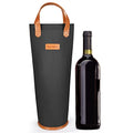 Single Wine Cooler Bag Tote (Black)