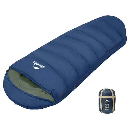 0 Degree Mummy Sleeping Bags for Adults (Blue)