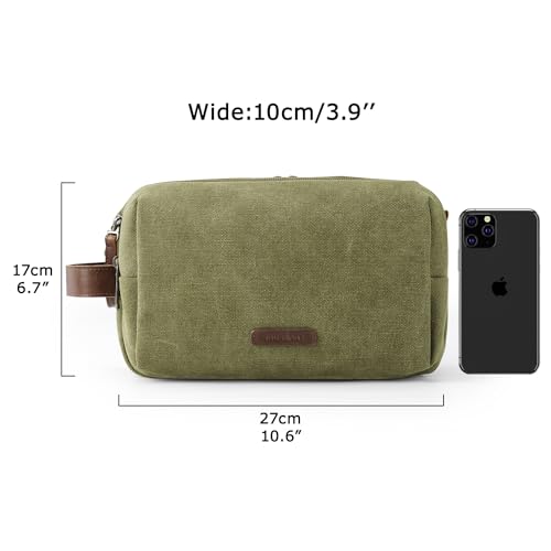 Toiletry Bag for Men (Green / Medium)