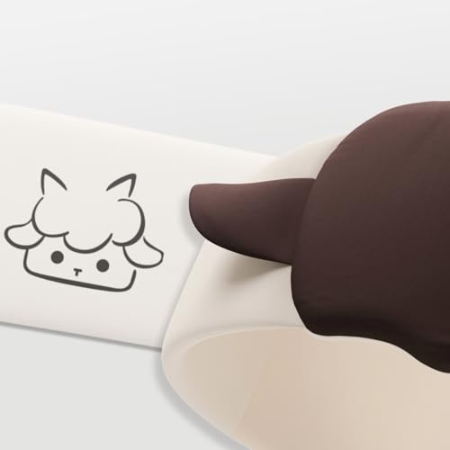 Coffee Sheep Sleep Mask Soft Comfortable Blackout Sleeping Eye Mask (Coffee)