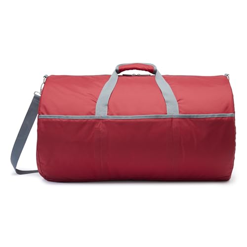 Duffel Bag for Travel and Sports (Red / 25 inches)