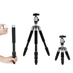 Camera Tripod 55 Inch Aluminum Ball Head Quick Release Plate Professional Camera Tripod for Travel Tripod Max Load Up to 17.6lbs (CT-4A-US / 55" CT-4A (Aluminum))