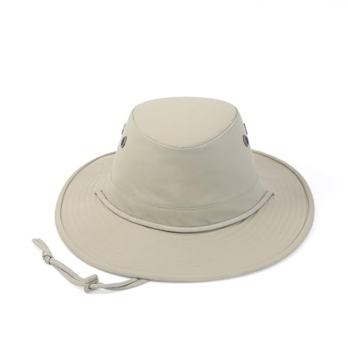 Sanford Safari Sun Hat for Men and Women (Medium / Dark Khaki)