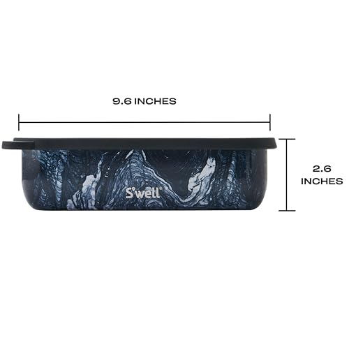 Stainless Steel Bento Box (Azurite Marble)