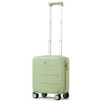 Underseat Carry On Luggage with Wheels (Bamboo Green / 16 Inch)